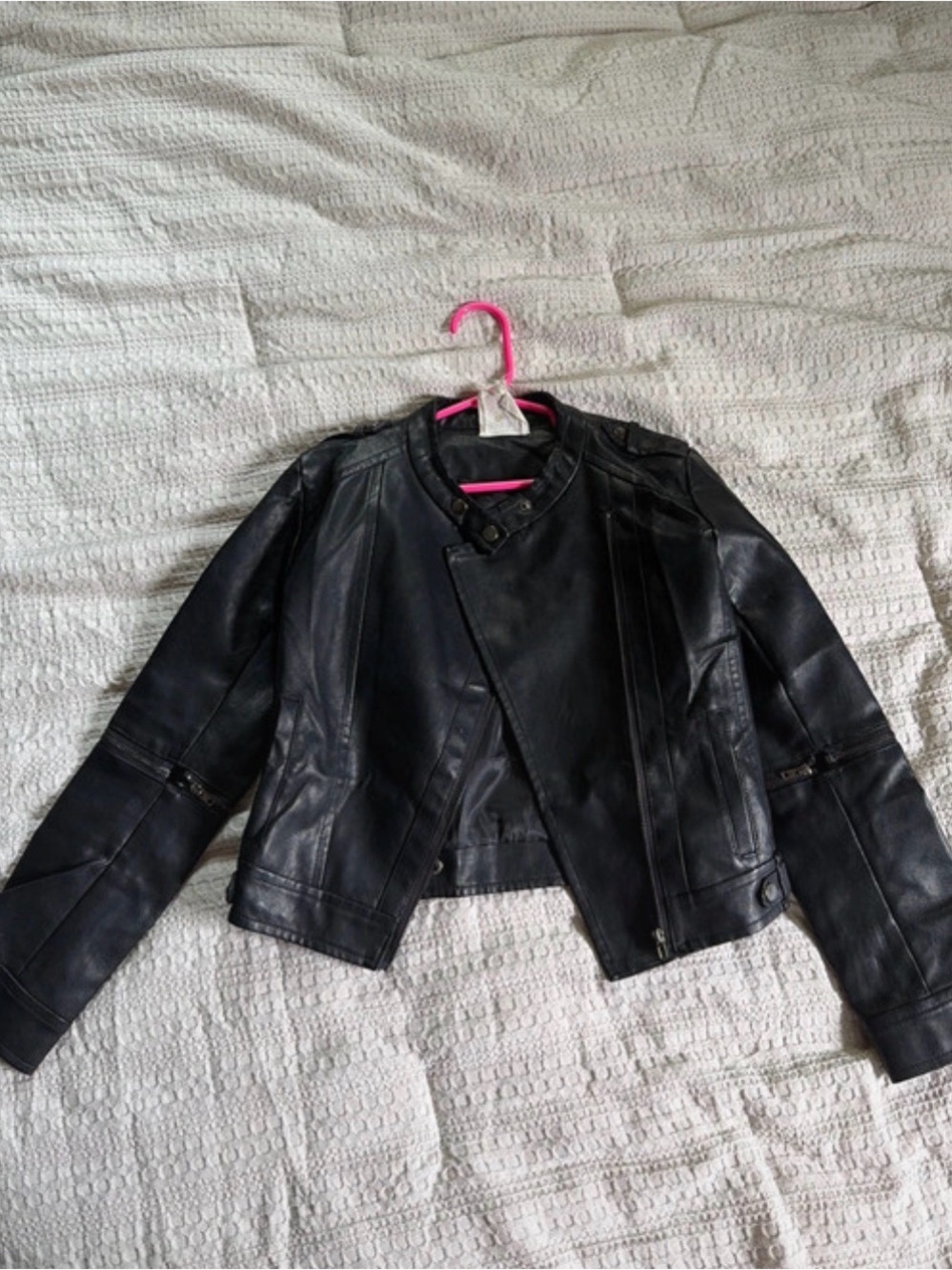 Hayden Black Asymmetrical Leather Moto Jacket
